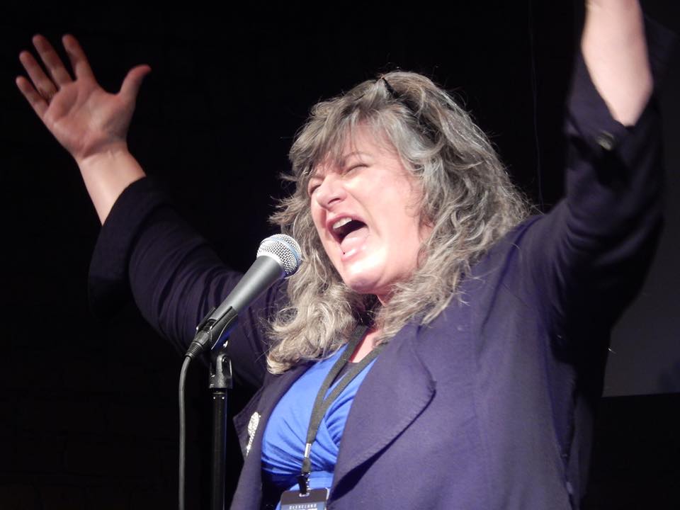 Jenni Lou Russi in the final showcase at the 2018 Cleveland Comedy Festival
